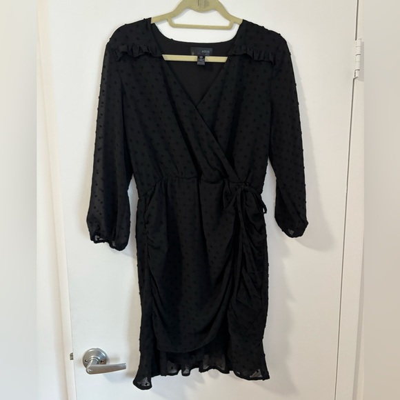 Aqua by Bloomingdales Ruched Dot Dress - Picture 2 of 4